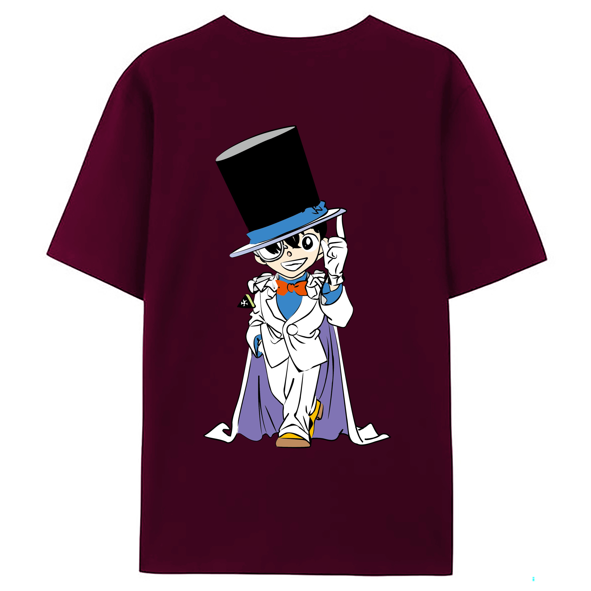 （画像用） 名探偵コナン 江戸川 コナン Detective Conan Conan Edogawa レディース半袖Tシャツ(バックプリント)
